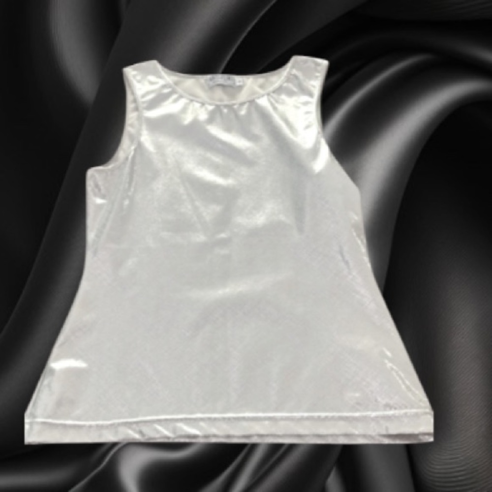 ANTI-FLIRT Paris Collection Vintage 90's metallic sleeveless Top